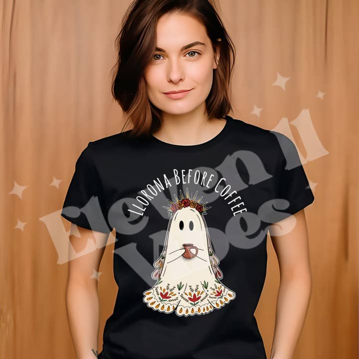 camiseta llorona before coffee para venta al por mayor de Eleven 11 Vibes