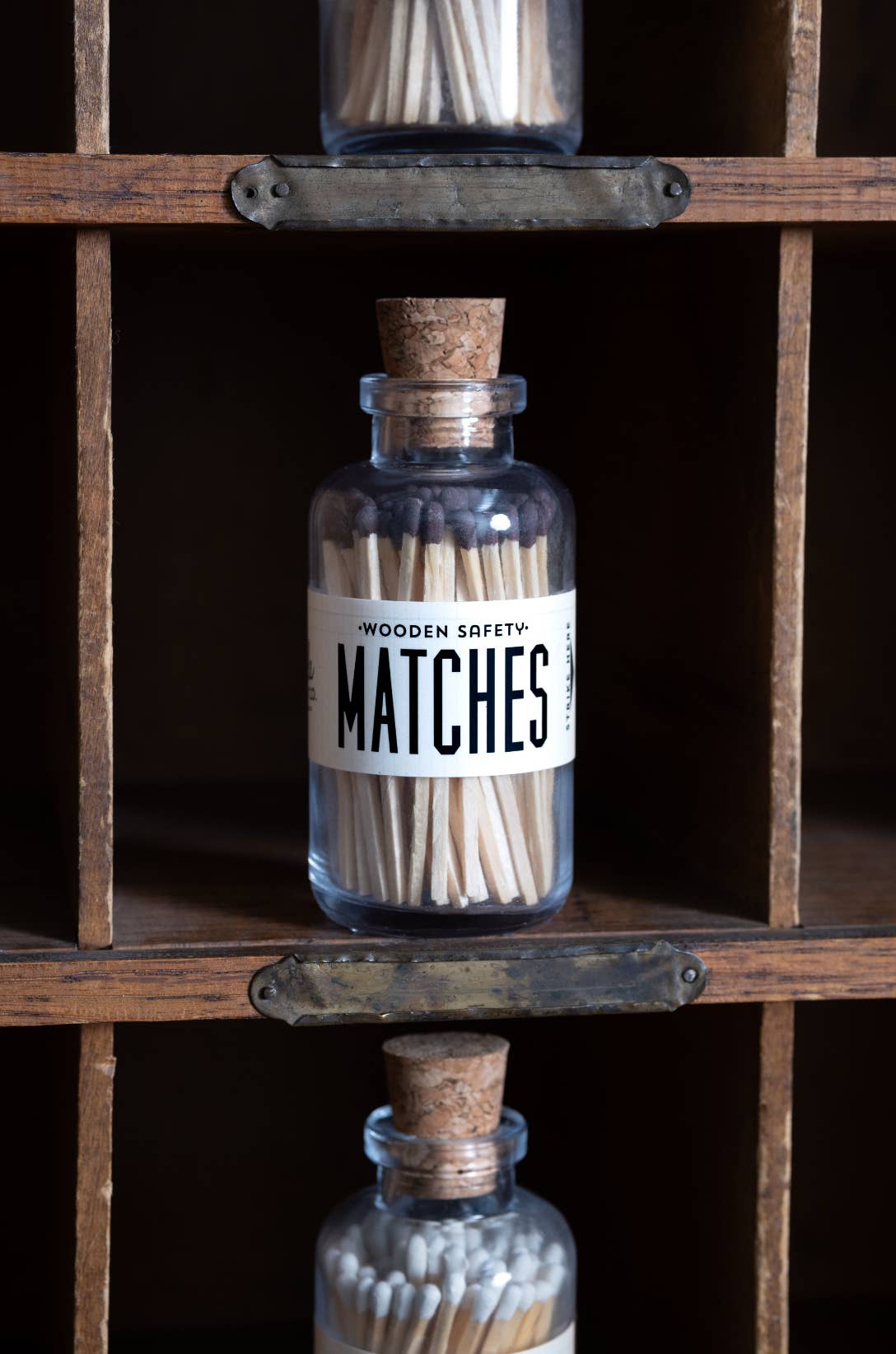 Made Market Co. – wholesale Matches – Mini Apothecary Vintage Brown Matches