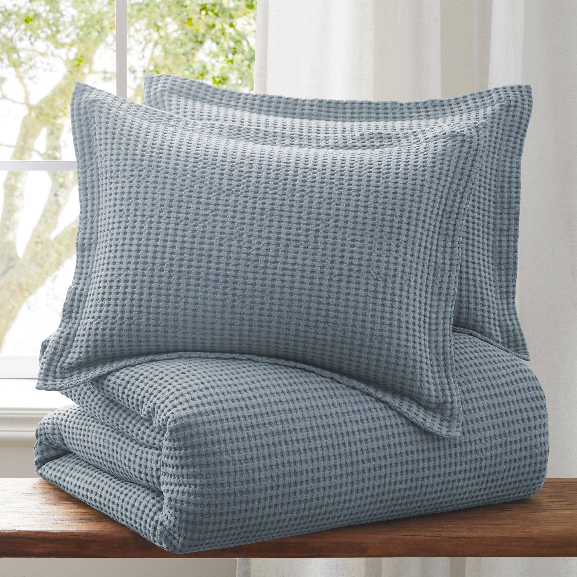 Levtex Home - Wholesale Bedding Set - Mills Waffle Duvet Set80