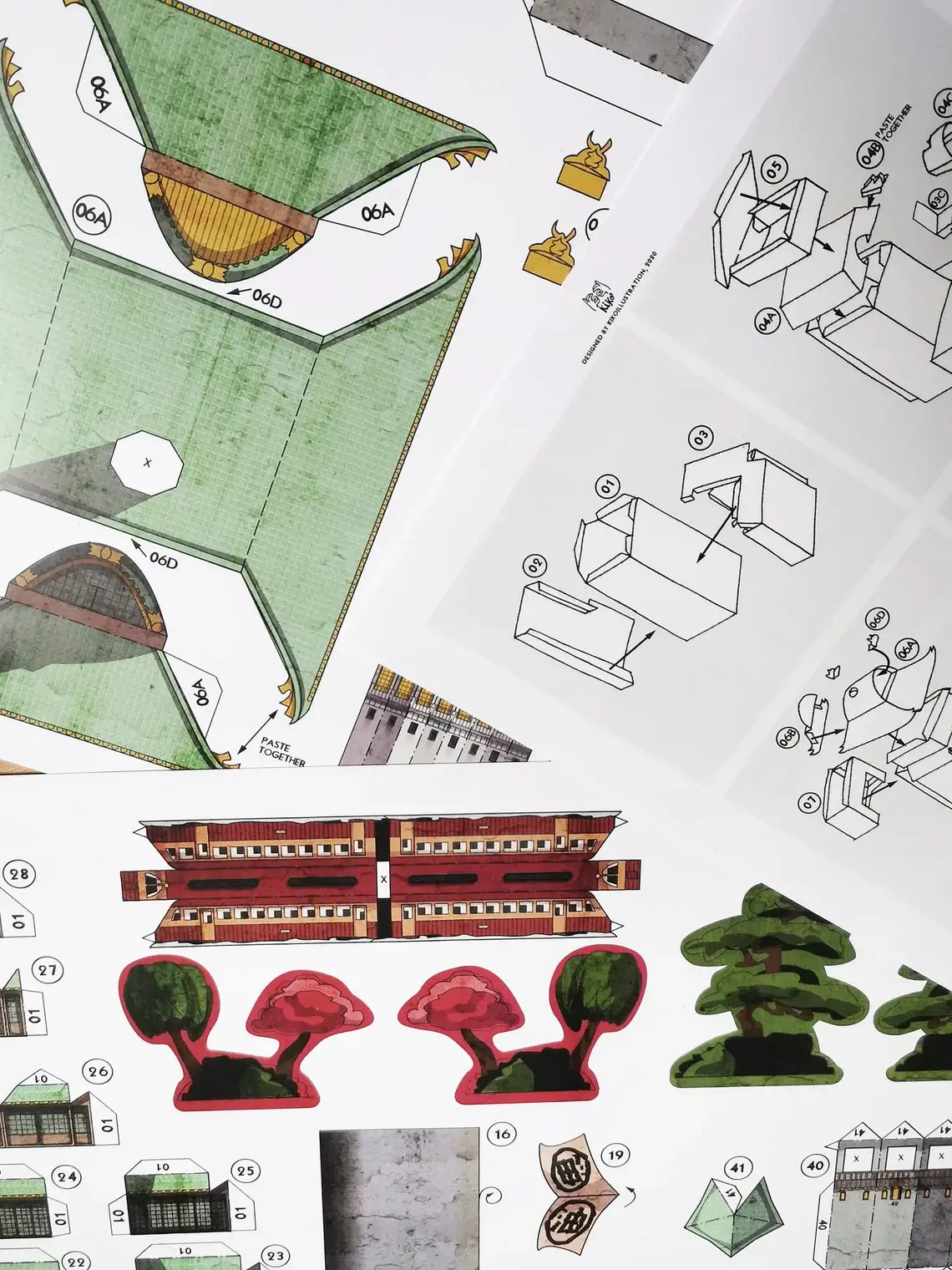 KikoIlustrador - Wholesale DIY Craft Kit - SPA - Cut-out Model - Booklet for Assembly2