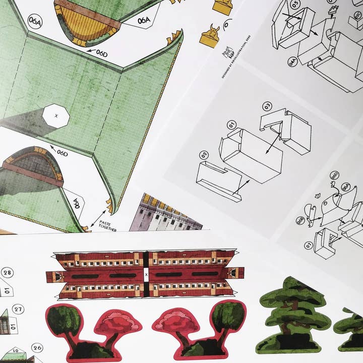 KikoIlustrador - Wholesale DIY Craft Kit - SPA - Cut-out Model - Booklet for Assembly2