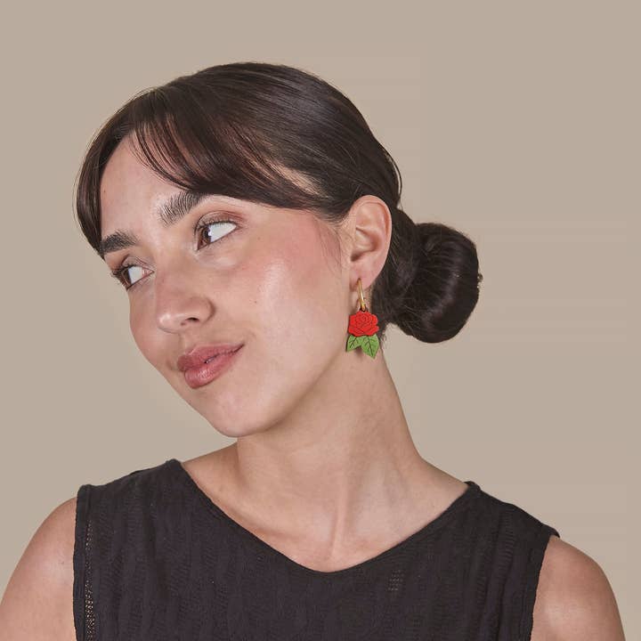 Materia Rica ☀️ - Wholesale Dangle Earrings - Rosa Rosae Earrings1