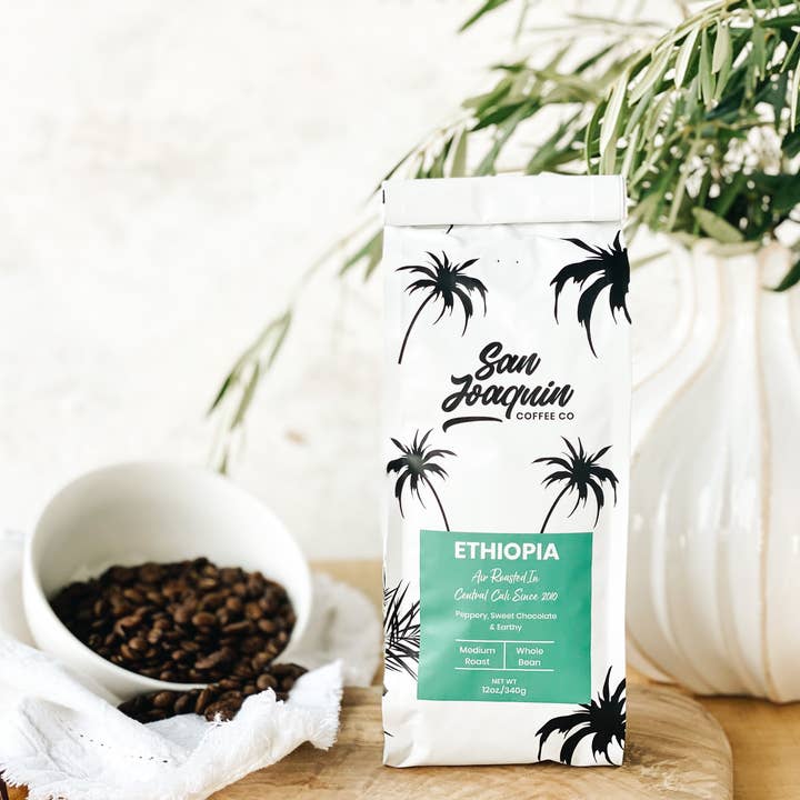 Ethiopia Coffee Whole Bean for wholesale by San Joaquin Coffee Company