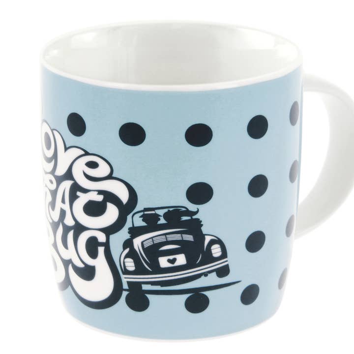 VW Beetle Coffee Mug 370ml - Love That Bug for wholesale by VW Collection by BRISA