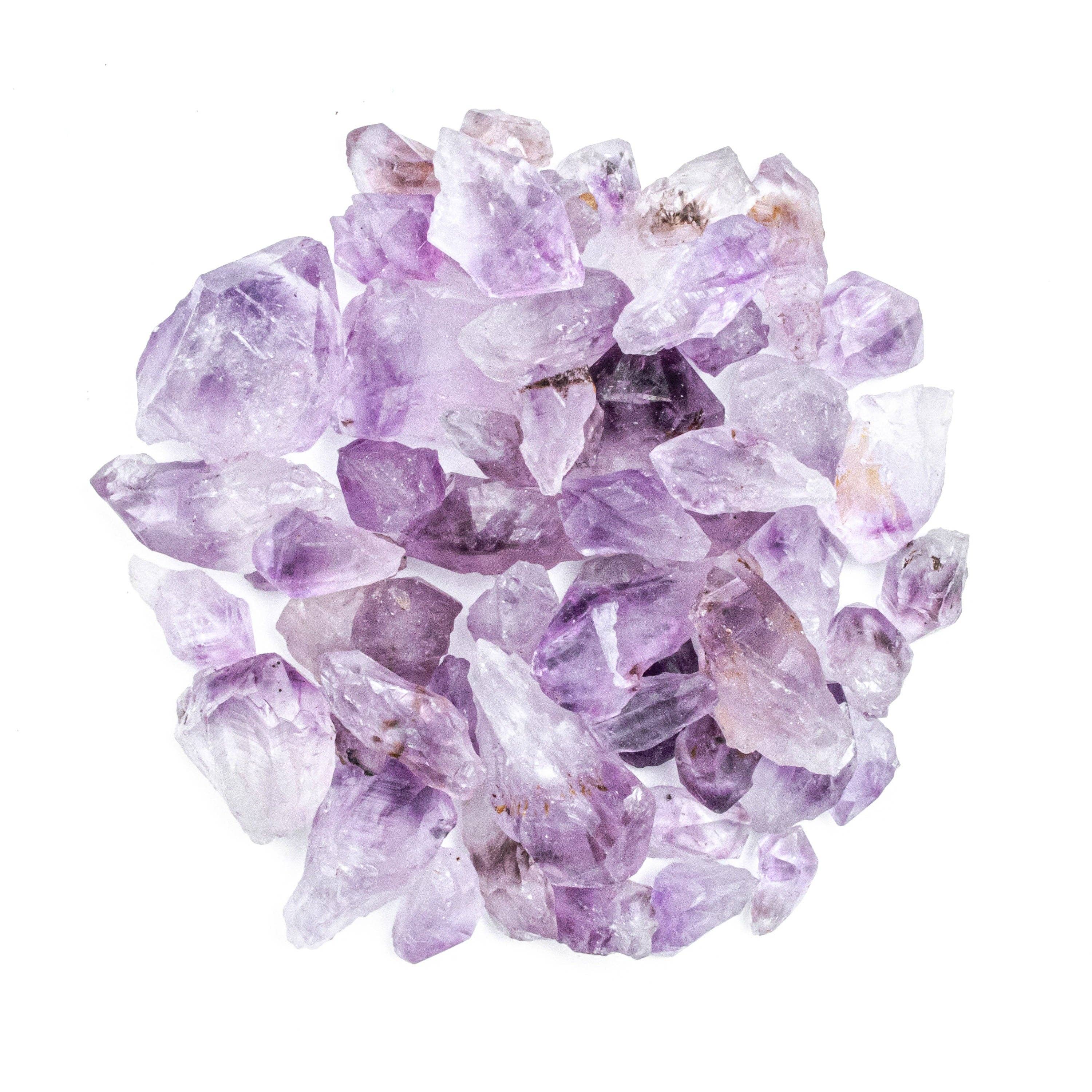 Tree of Life Gems - Wholesale Spiritual Stone/Crystal - NEW! Raw Amethyst Points Bulk, Small Gems, Rock Lover Gift,2