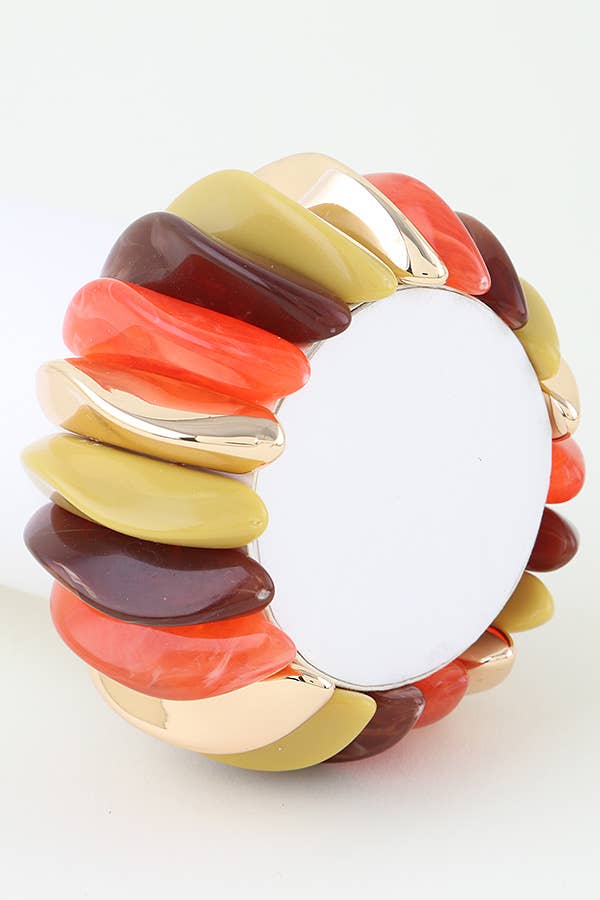 Oblige by G – Pulseira por atacado – Coleção de Pulseiras Chunky em Resina Bold 1NJB-50874