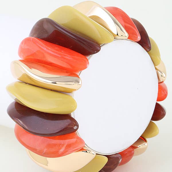 Oblige by G – Pulseira por atacado – Coleção de Pulseiras Chunky em Resina Bold 1NJB-50874