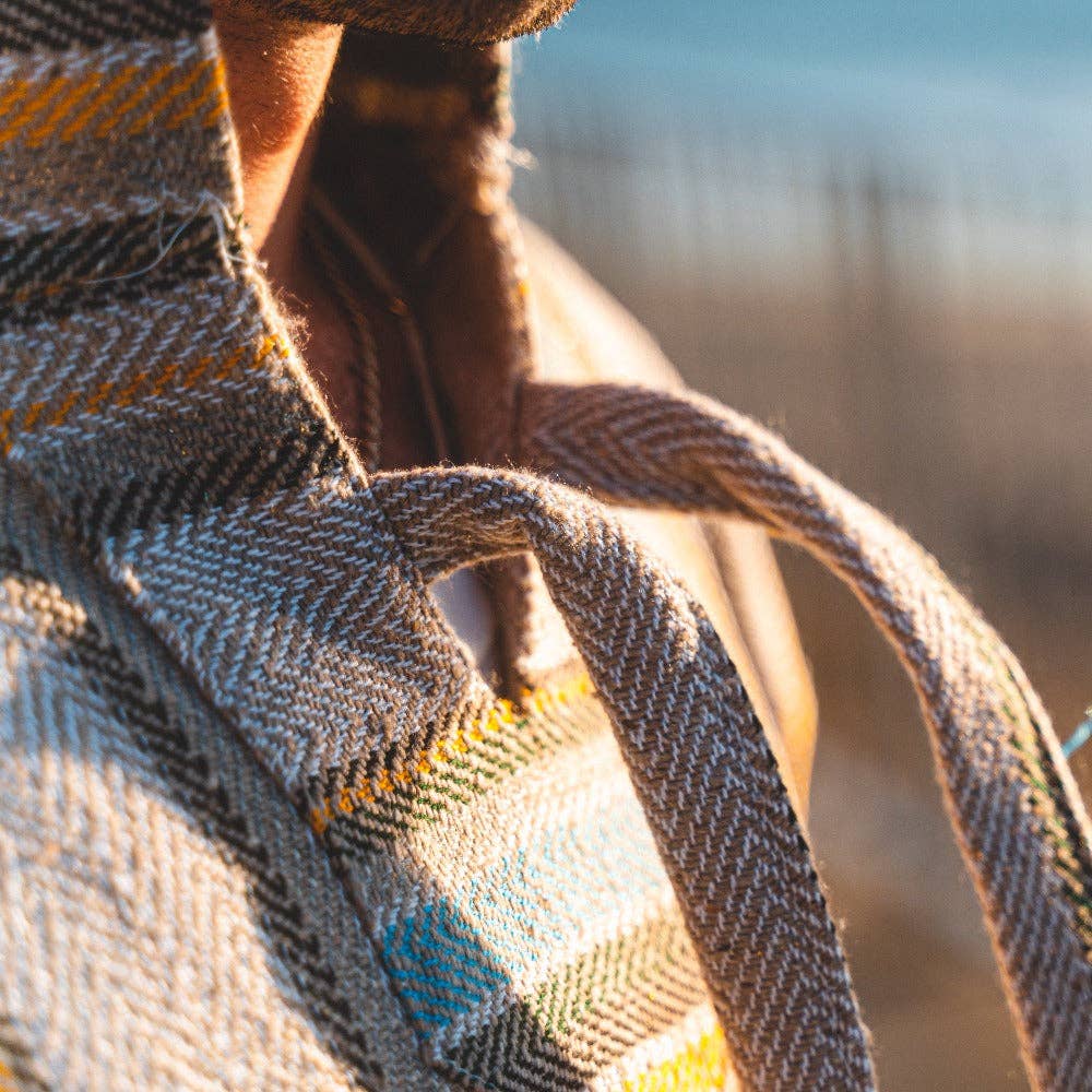 West Path - Wholesale Hoodie - Unisex - Mexican Poncho Baja Hoodie - Soft Hooded Sweater - Grey Blue6