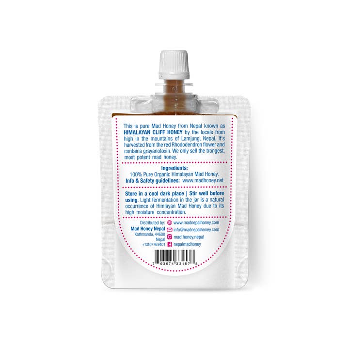 Mad Honey Nepal - Wholesale Honey - Mad Honey Nepal Pouch 3-Pack