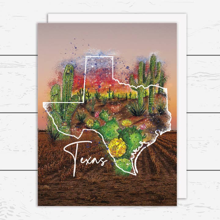 Texas Dessert-kaart voor wholesale door Snorty Morty Designs