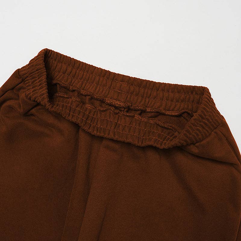 WONDERXFANS – Engroshandel Loungesæt - Dame – Beskåret hættetrøje + løse sweatpants 2-delt sæt10