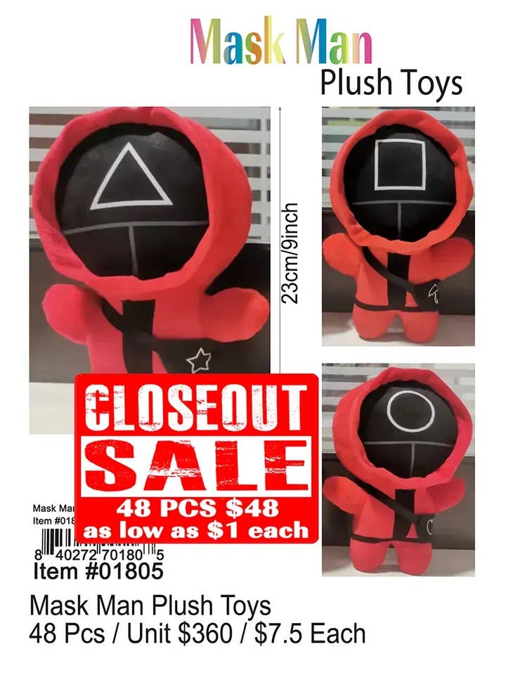 Peluches Squid Game. pour la vente par Puka Creations