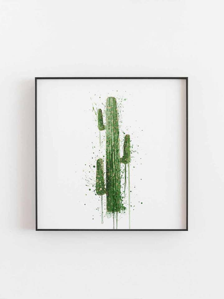 Botanical ‘Cactus’ Print for wholesale by We Love Prints