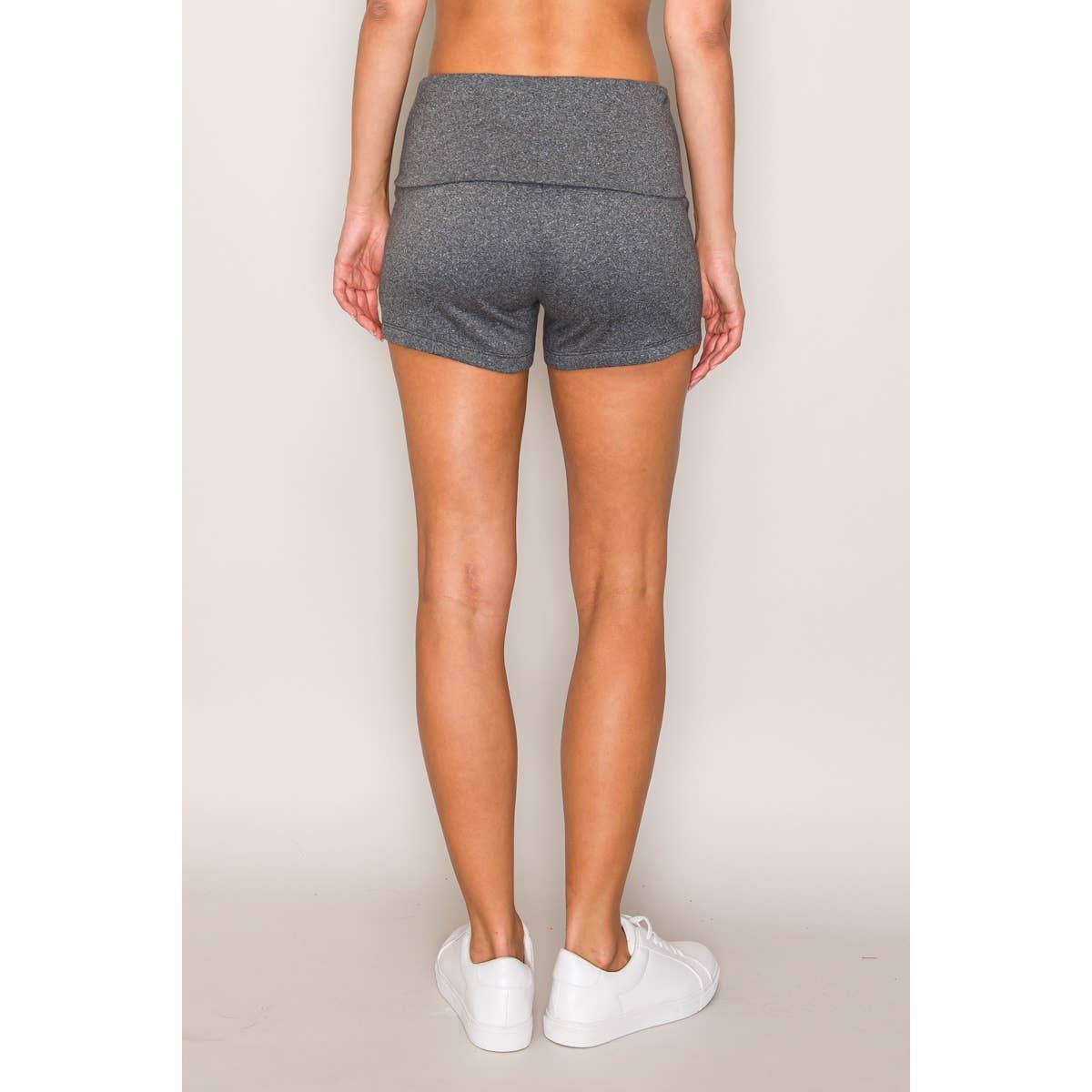 Popular 21 - Wholesale Shorts - Women's - Brushed Back Fold over bike shorts6