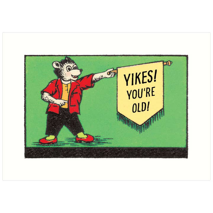 Lucca Paperworks - Wholesale Birthday Card - Yikes! | Birthday Greeting Card1