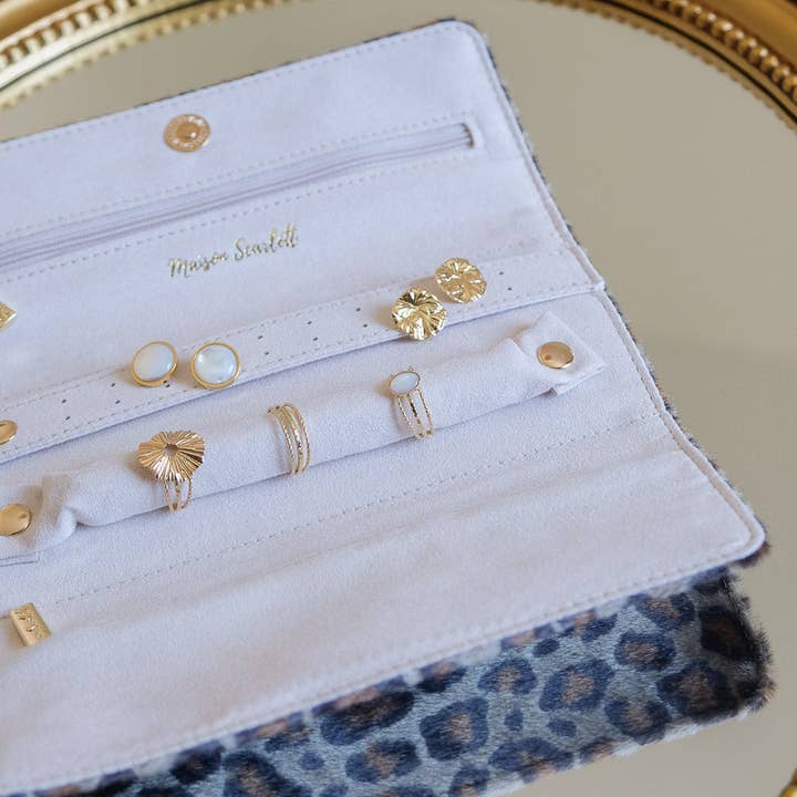 Leopardo Astuccio per gioielli leopardato Catherine in vendita all'ingrosso su Faire