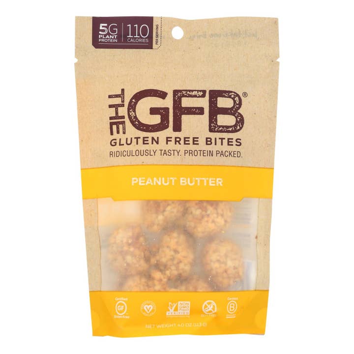 Ware Spark - Wholesale Nut Butter - The Gfb - Bites Peanut Butter Gluten Free - Case Of 6 - 4 Oz