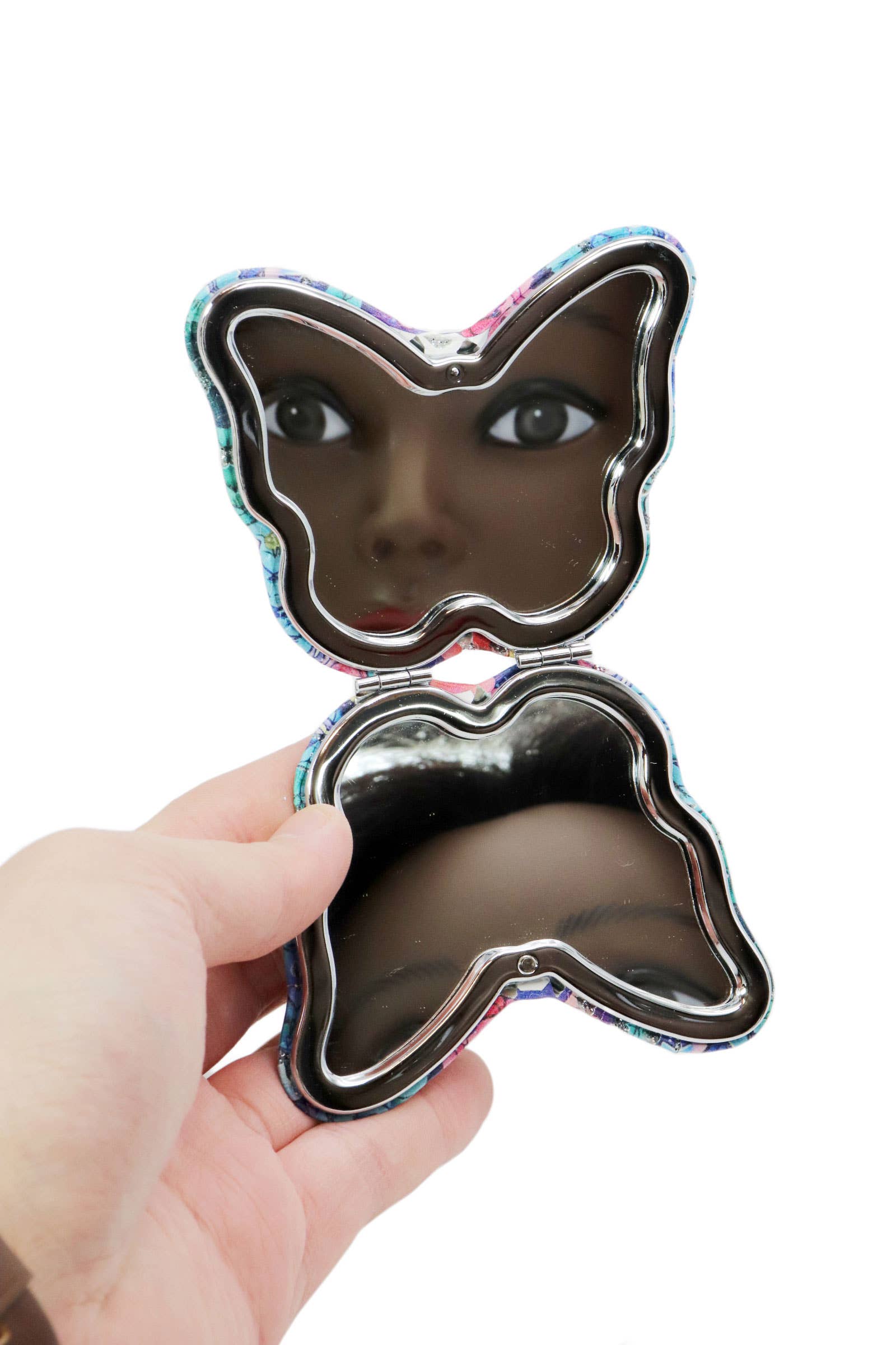 ASSORTEREDE Sommerfugl Blomstret Kosmetisk Kompakt Spejl for engroshandel på Faire5