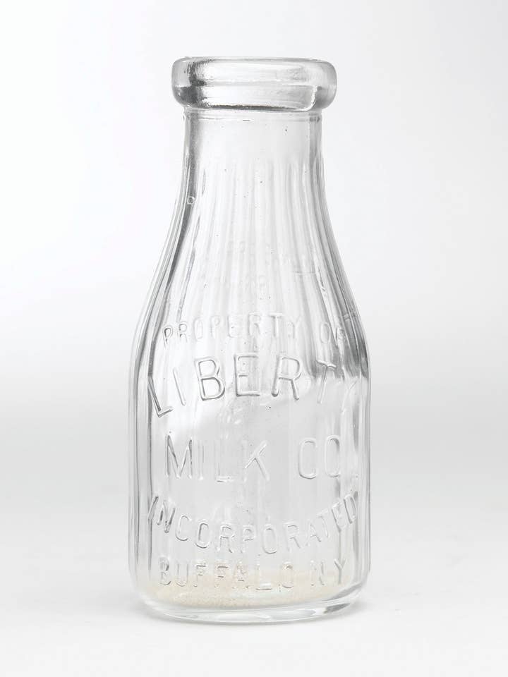 Liberty Milk Bottle, Clear for wholesale by AA Importing