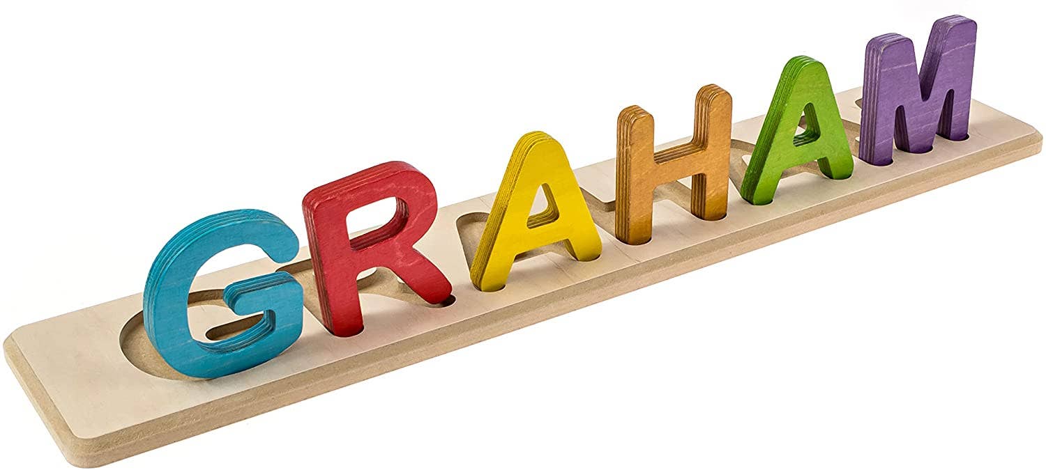BeginAgain - Wholesale Puzzle - Kids - Custom Personalized Wooden Name Puzzle - Made in the USA!7