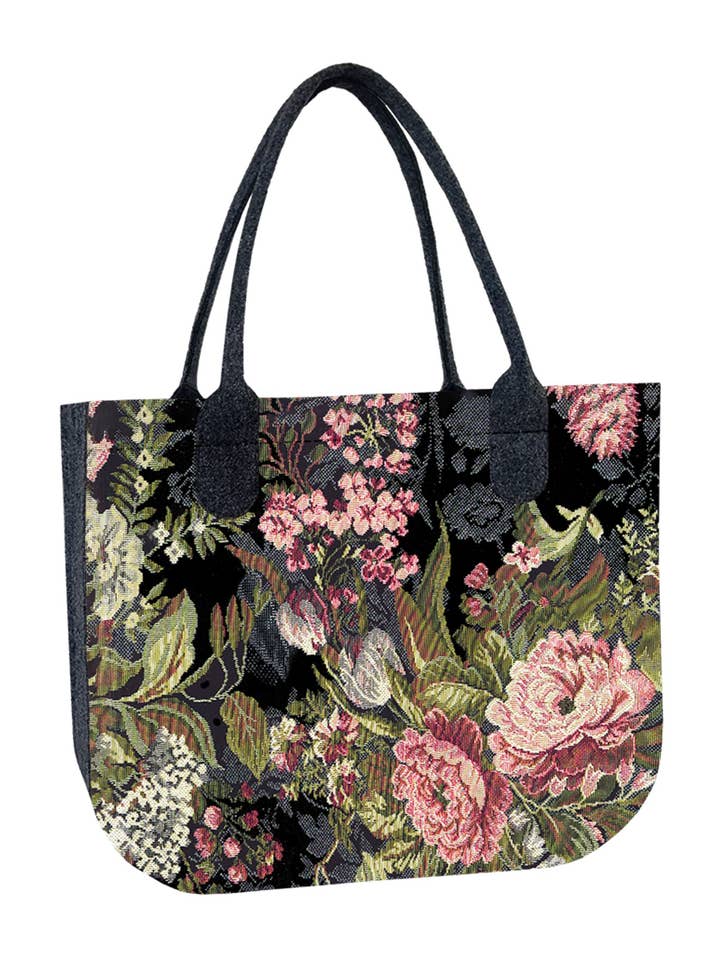 Aurelia Bertoni Lady XL antracit filt skuldertaske for engroshandel hos IngrossoBertoni by INCI Srl