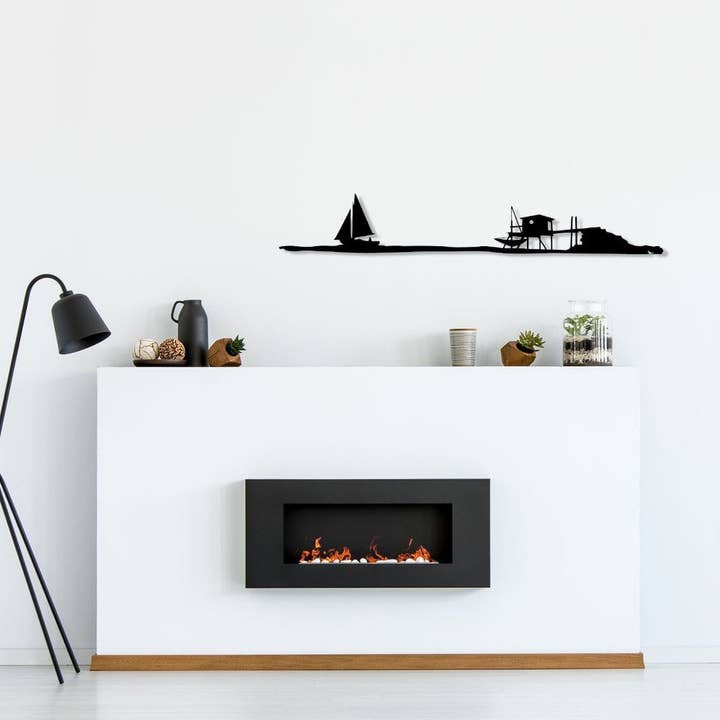 The Fishery and the Sailboat (Model 83cm) for wholesale by Silhouest