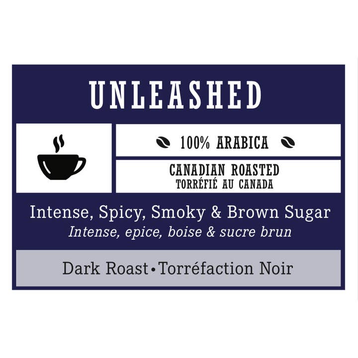 Unleashed - Dark Roast Whole Coffee Beans for wholesale by Porch Dog Coffee