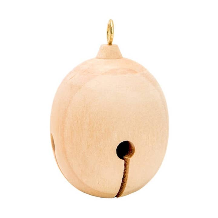 Woodpeckers Crafts - Wholesale Ornament - Wooden Jingle Bells0