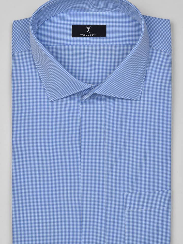 The Isaac, Blue Check for wholesale by Well-Cut