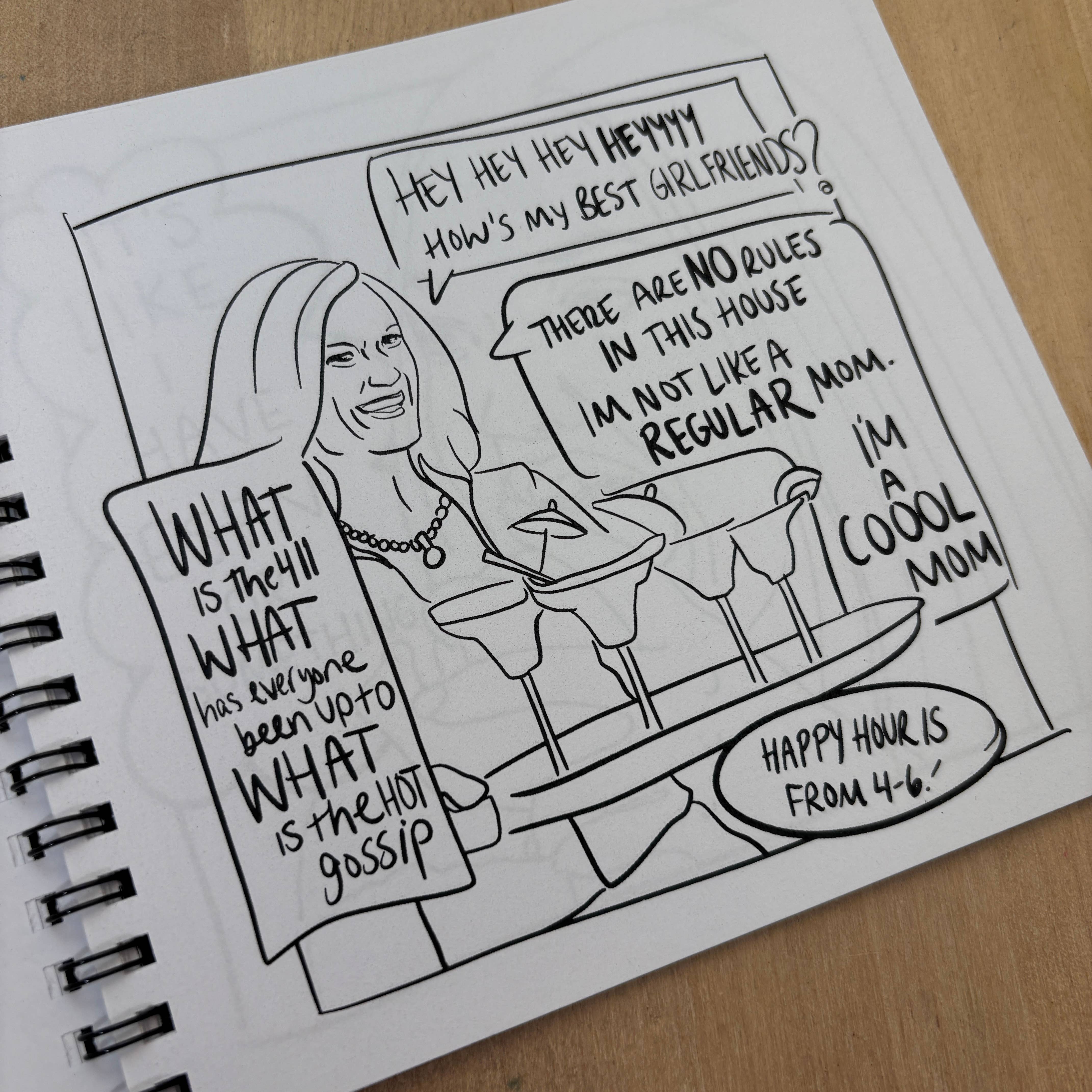 UNDERDOG NATION - Wholesale Coloring & Activity Book - Adult - Mean Girls Pint Size Coloring Book6