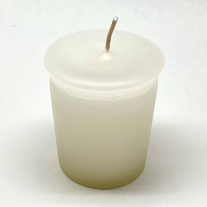 White Votive Candle - Wedding, Purity, Hand Fasting, Baptism for wholesale by Ceridwen’s