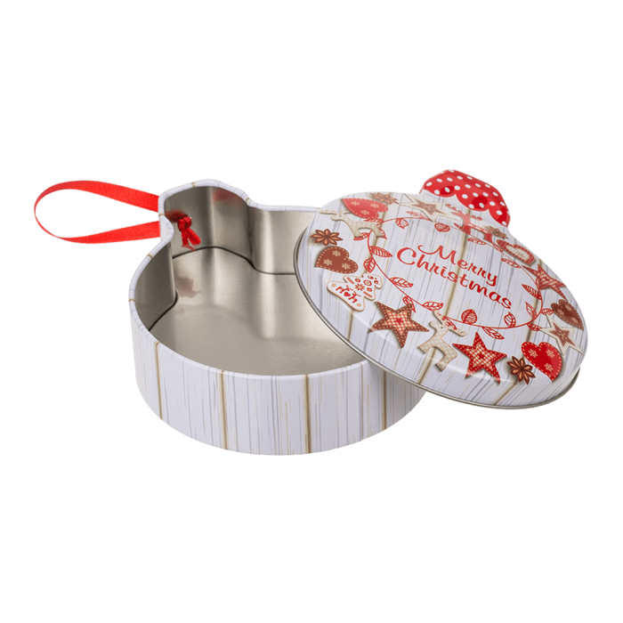 Out of the blue KG - Wholesale Ornament Set - Metal gift box, Christmas bauble,1