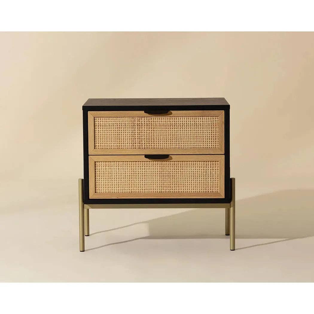 LOOMLAN - Wholesale Bedroom Furniture - Avida Wooden Iron Nightstand10