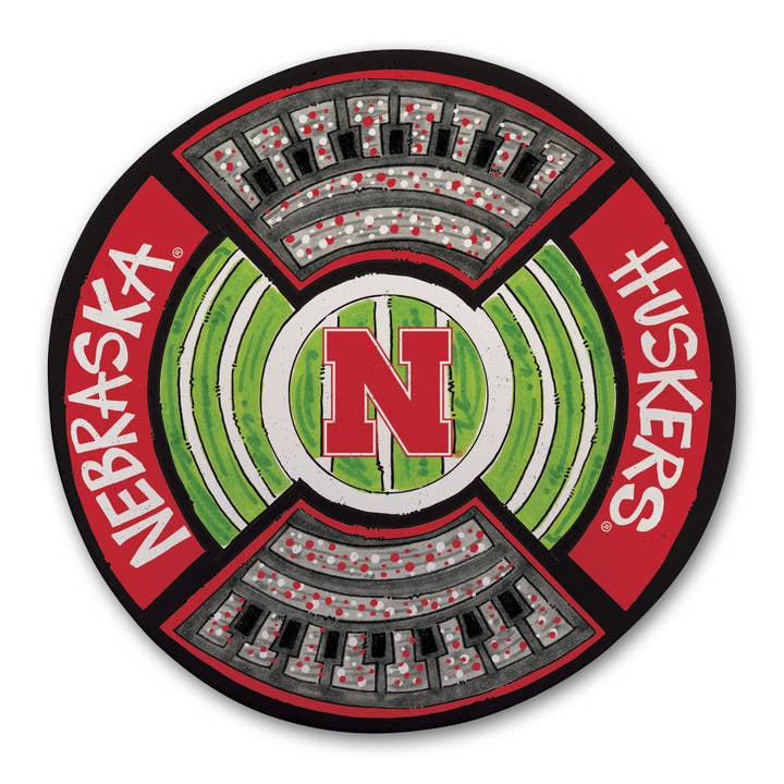 13.5" NE Round Stadium Platter for wholesale by MAGNOLIA LANE