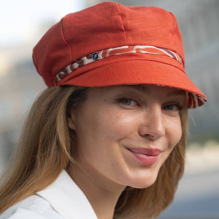 GAVROCHE REVERSIBLE LINO Y ALGODÓN - FLFE335 para venta al por mayor de FLECHET