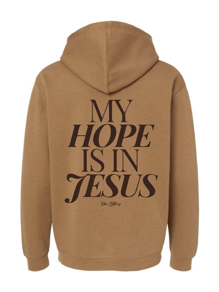 Rohi Clothing - Wholesale Hoodie - Women's - My Hope Hoodie in Coyote Brown WHOLESALE