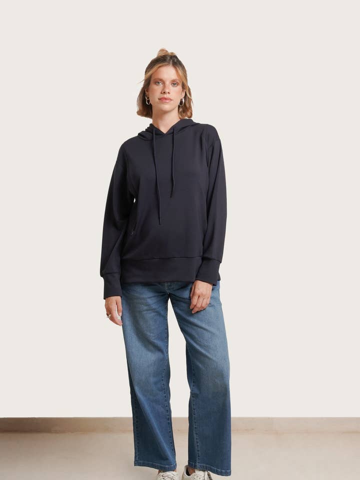 Serena Nursing Hoodie for wholesale by Nom Maternity