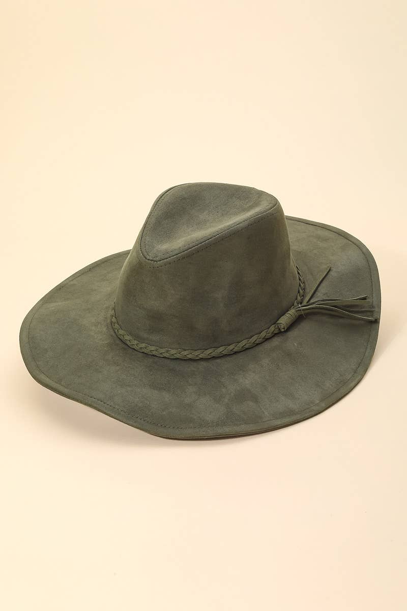 Anarchy Street – Großhandel Fedora-Hut – Damen – Geflochtener Wildleder-Modehut7