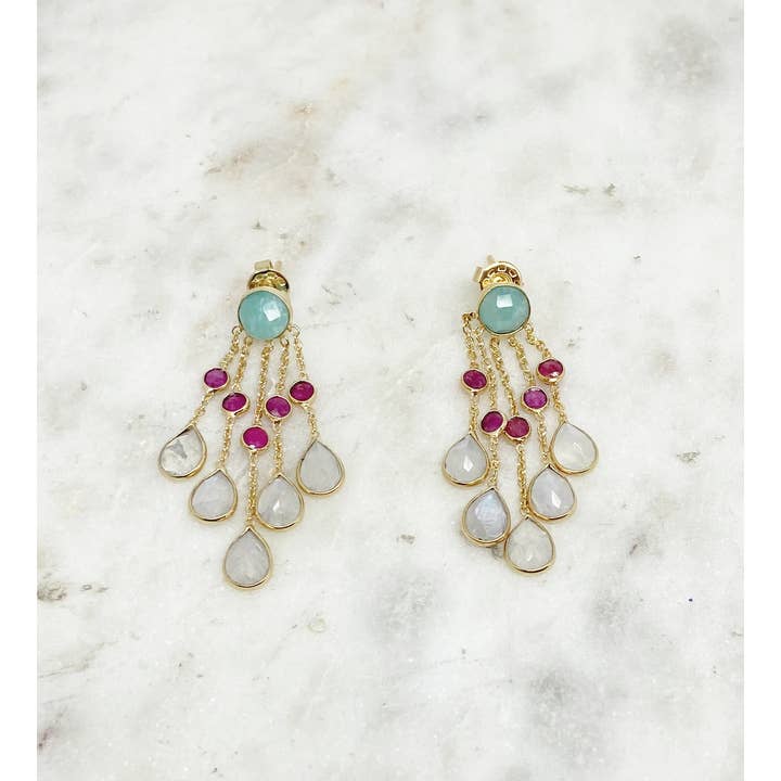 Women's earrings NCE420AZ for wholesale by NIIKI PARIS