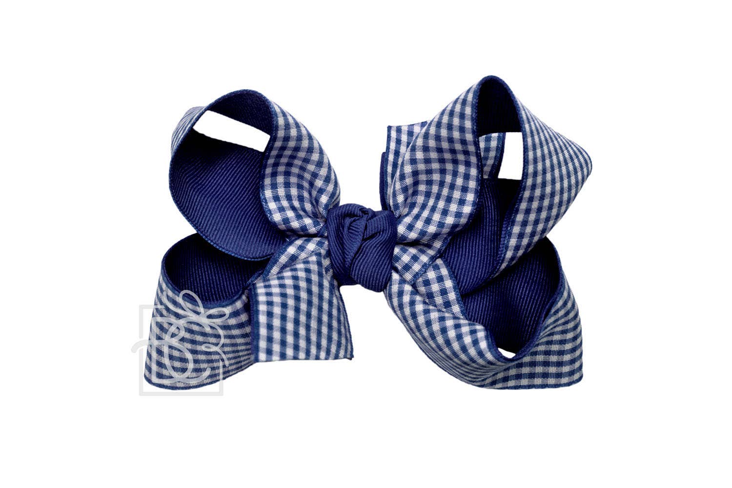 Beyond Creations, LLC - Vente Nœud pour cheveux – enfant - Nœud superposé en vichy et gros-grain sur pince13