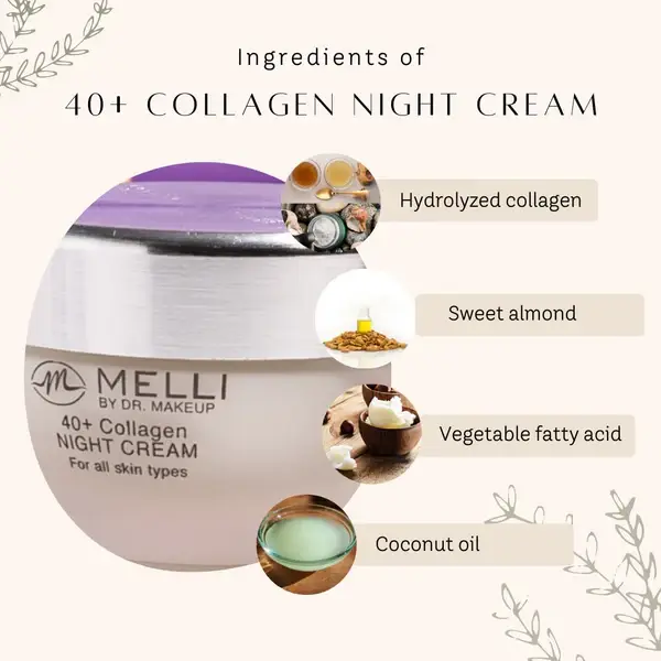 Melli – wholesale Nattkräm – 40+ Collagen Night Cream/för alla hudtyper2