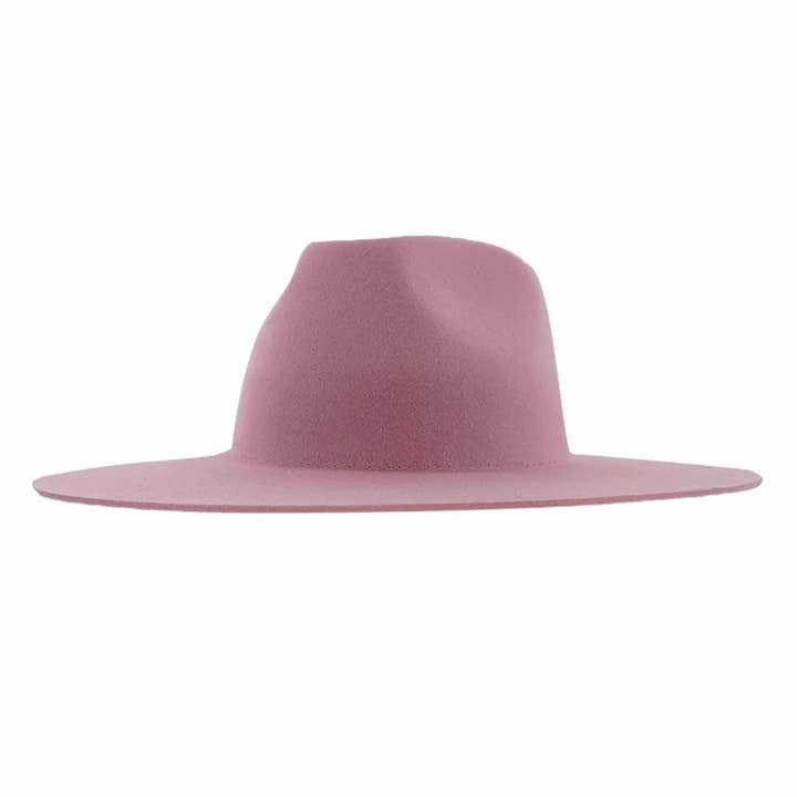 American Hat Makers - Wholesale Fedora - Uniseks - 100% wollen vilten flat brim fedora hoed - rancher stijl5