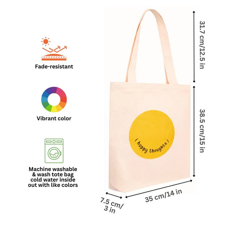 Doodle - Wholesale Tote Bag - Women's - Eco-Friendly Tote Bag - Canvas - 22 liters 38.5 x 35 cm6