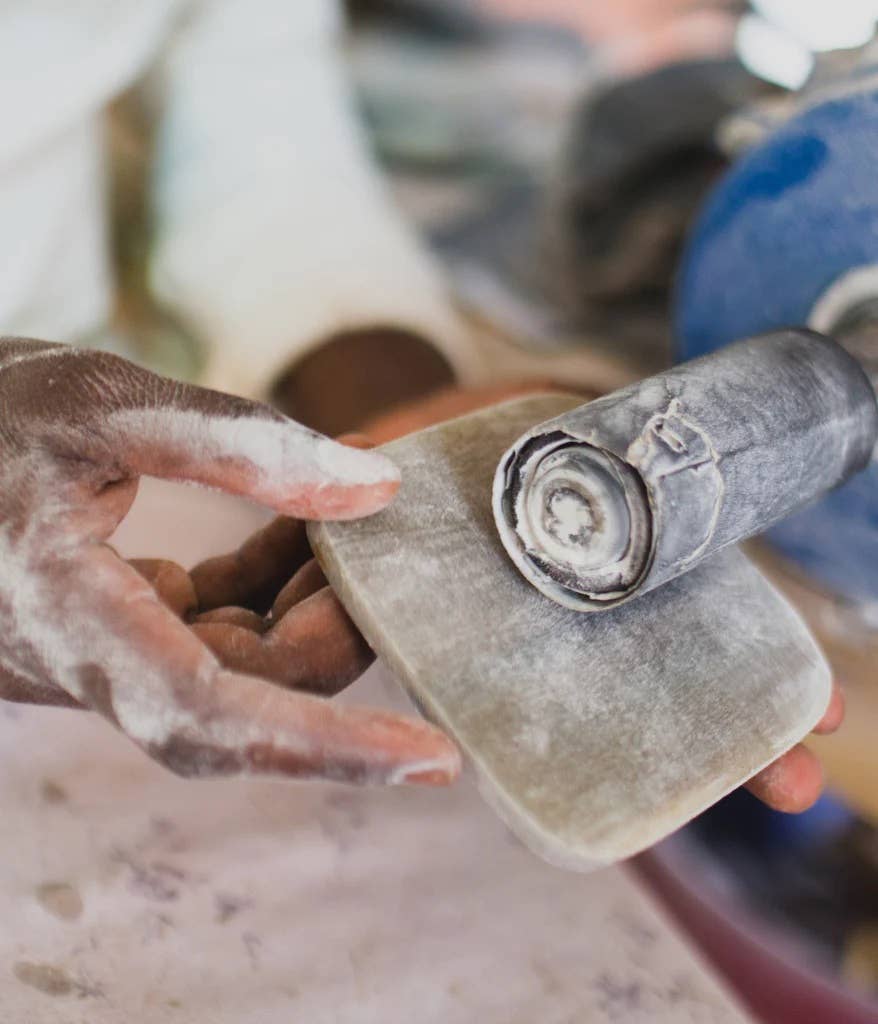 The African Home Goods - Wholesale Coasters - PURE BRASS & ANKOLE HORN COASTER SET OF 41