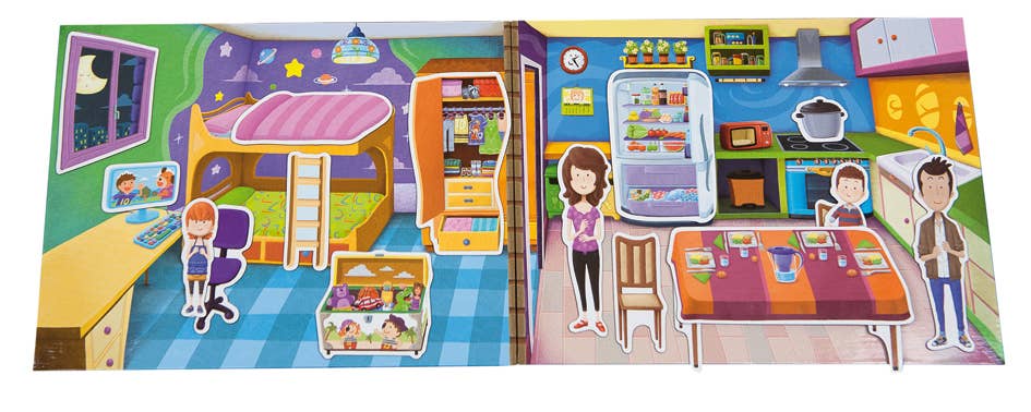TOYS SERVICE, SL. -ANDREU TOYS- - Wholesale Toy Set - Kids - Magnetic House / Magnetic House1