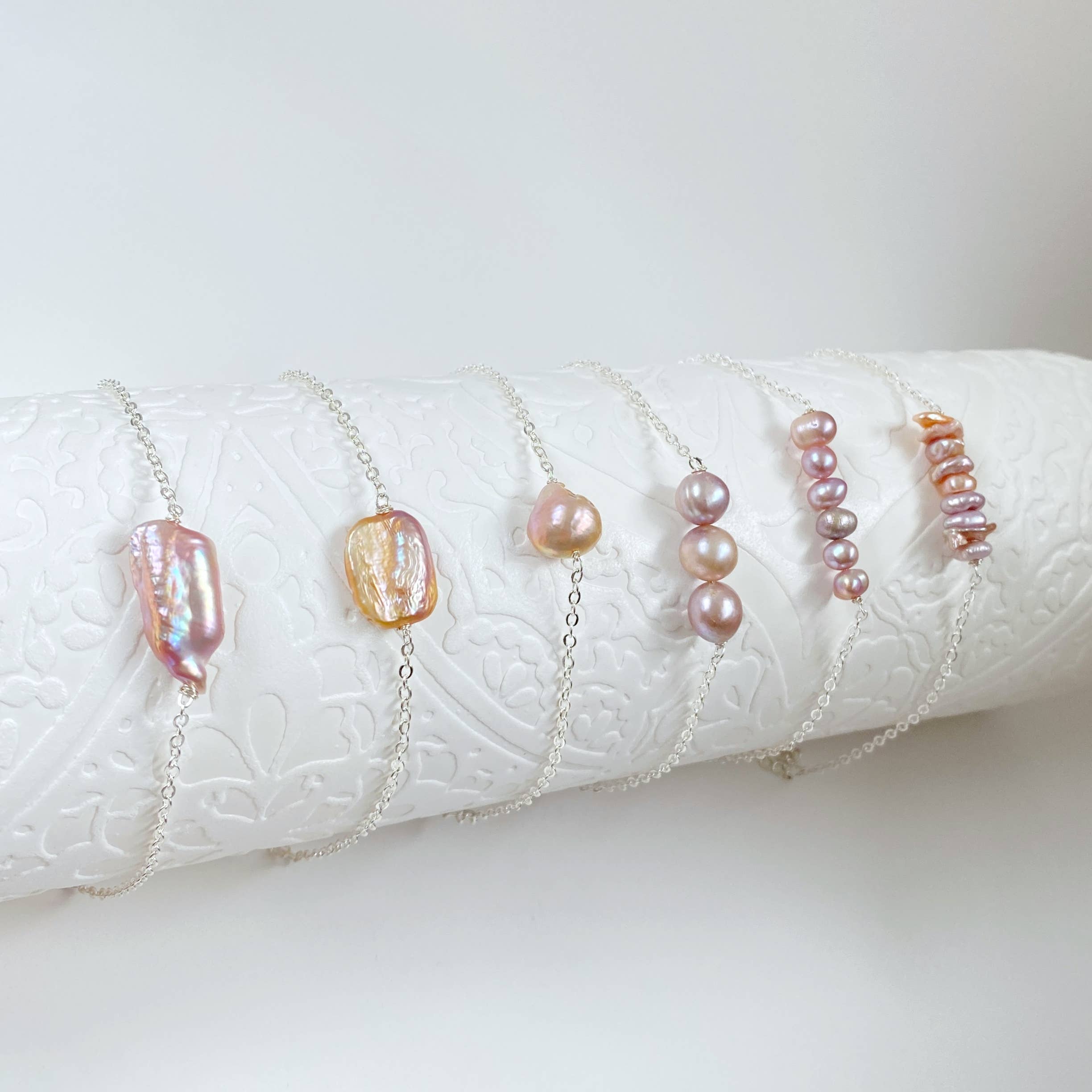 iBijoux - Wholesale Beaded Bracelet - Freshwater Lilac Pearl Bracelet (1S13)8