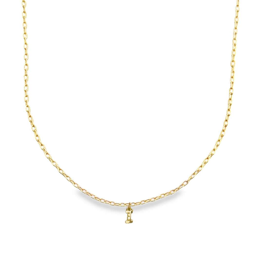 Camilla Limón - Wholesale Pendant/Charm Necklace - Tiny Initial Charm Personalized Gold-Filled Necklace7