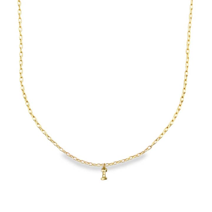 Camilla Limón - Wholesale Pendant/Charm Necklace - Tiny Initial Charm Personalized Gold-Filled Necklace7