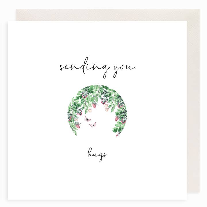Sending hugs card for wholesale by Clear Creations