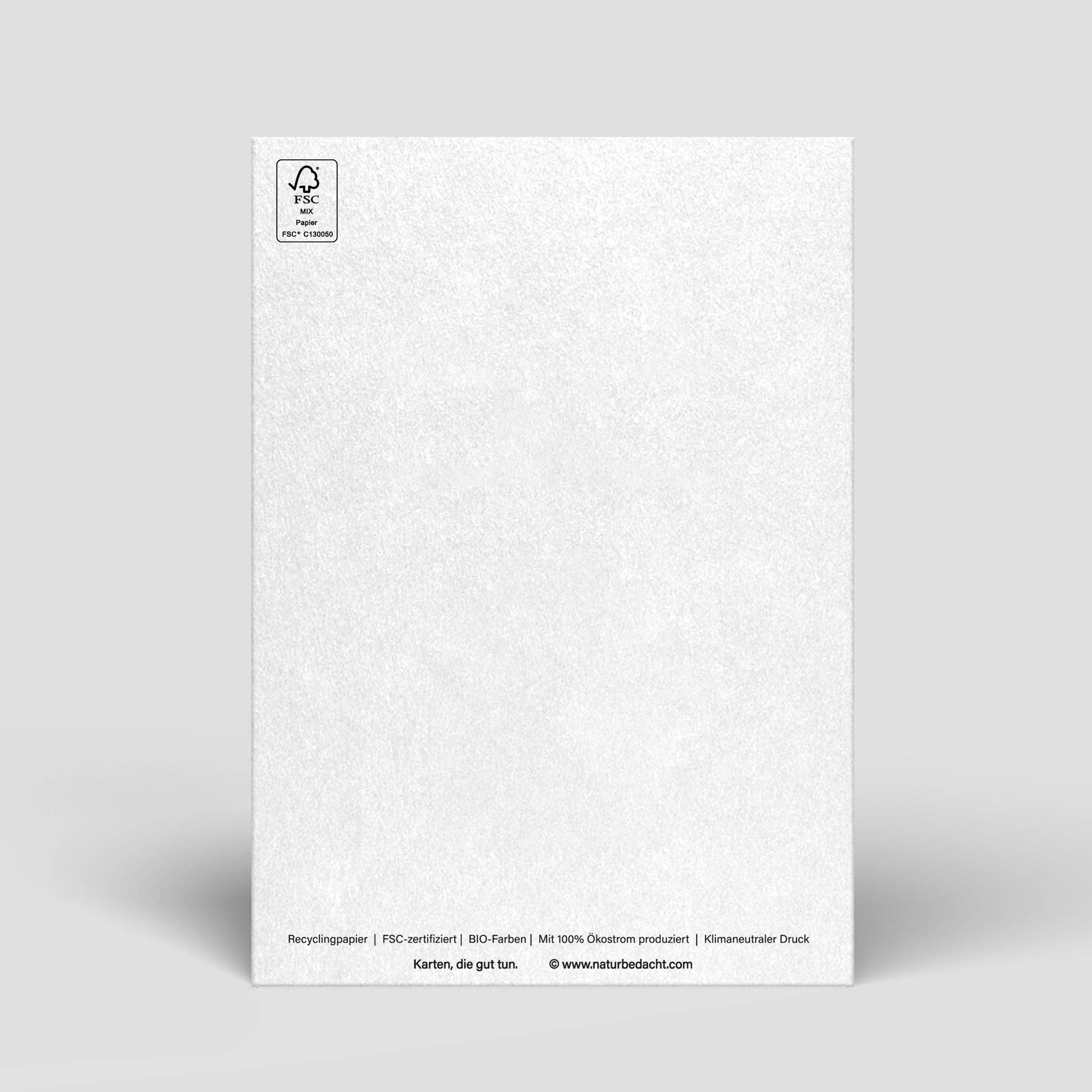 Naturbedacht - Wholesale Postcard - Postcard - Dachshund with Heart - No. 3091